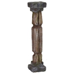 Colonna con scanalature verticali e orizzontali cm 3,5x3,5x18 h