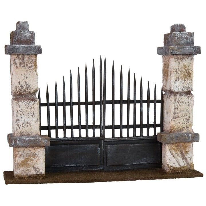 Cancello con colonne cm 29x7x23 h