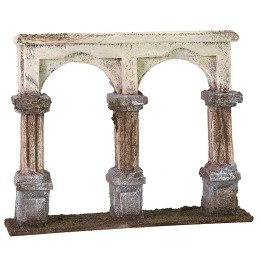 Façade with columns cm 17X3,5X13,5 h