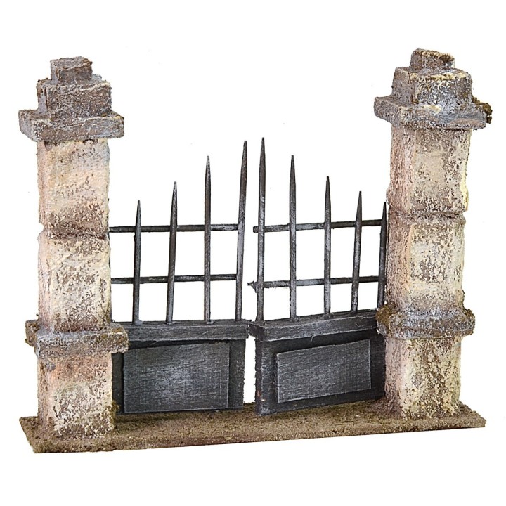 Gate with columns cm 15X4X12,5 h