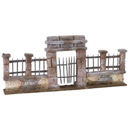 Cancello con ringhiera cm 29X3,5X12,5 h