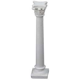 Columna lisa con capitel corintio cm 10 h