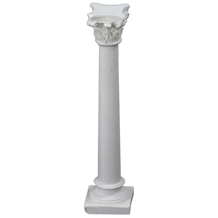 Smooth column with Corinthian capital 10 cm h
