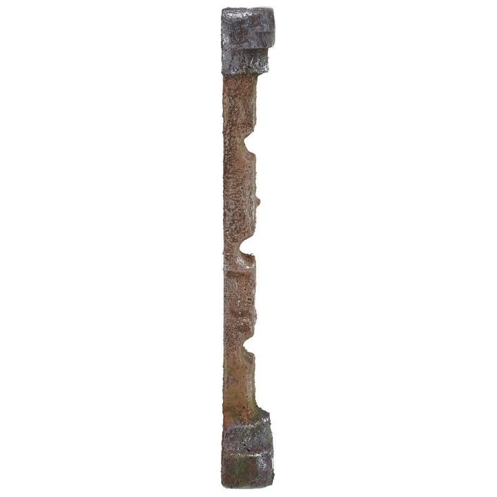 Lesena con scanalature orizzontali 2,5x1x9 cm