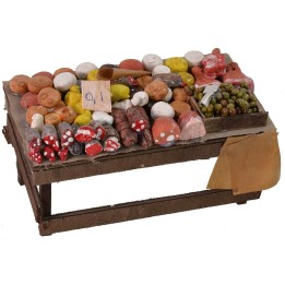 Banco di salumi e formaggi cm 15x8x8,5 h