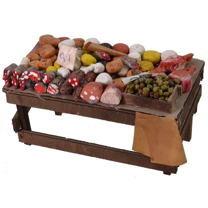 Banco di salumi e formaggi cm 15x8x8,5 h