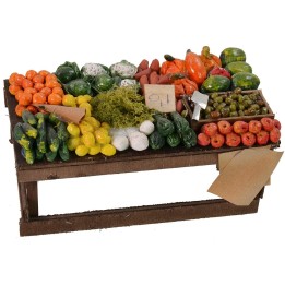 Banco de frutas y verduras cm 15x7,5x7,8 h
