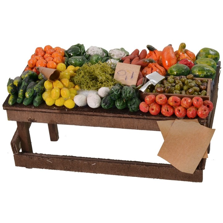 Banco de frutas y verduras cm 15x7,5x7,8 h