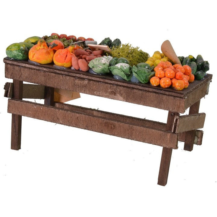 Banco de frutas y verduras cm 15x7,5x7,8 h