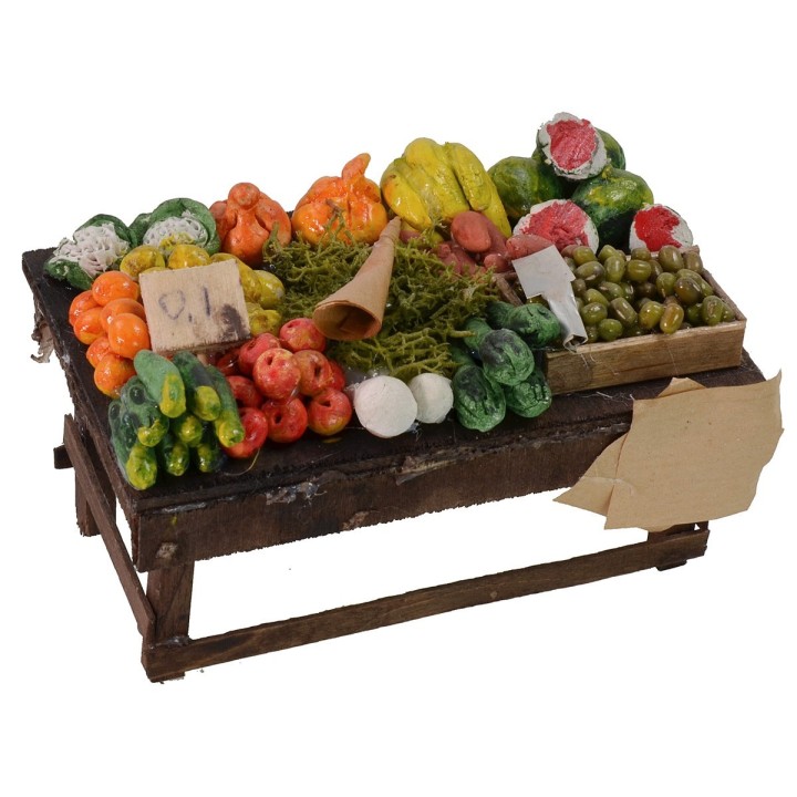 Banco de frutas y verduras cm 12x5,5x6 h