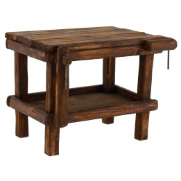 Tavolo con morse in legno cm 16x9x11 h. 