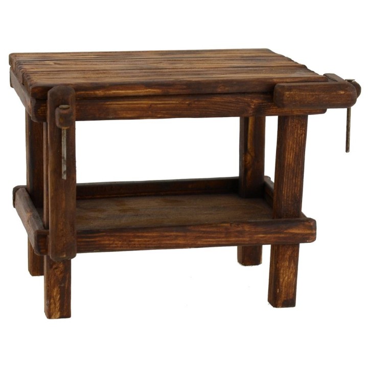 Tavolo con morse in legno cm 16x9x11 h. 