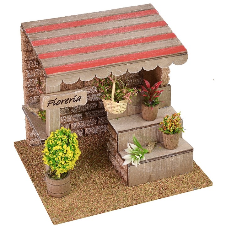 Chiosco fioreria cm 15x13x13 h
