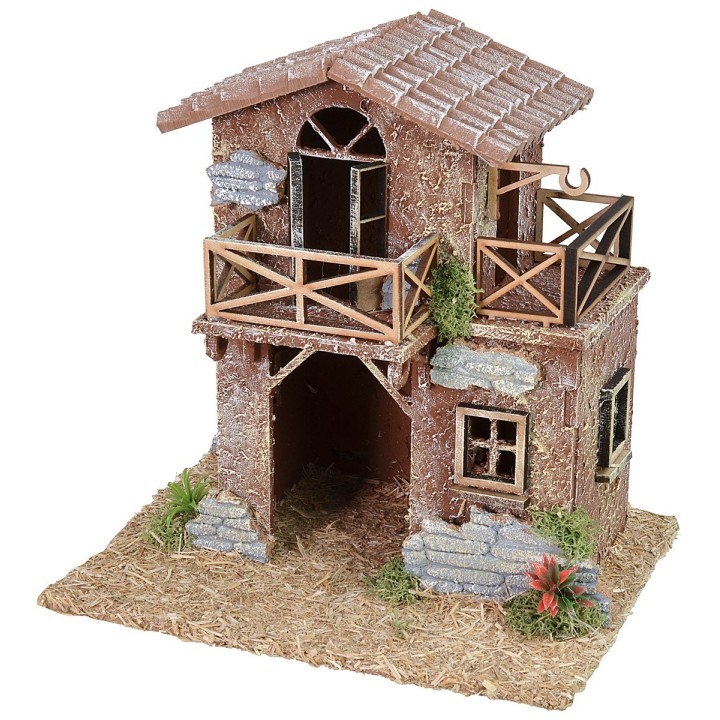 Casale di campagna con terrazze cm 20x16x21 h