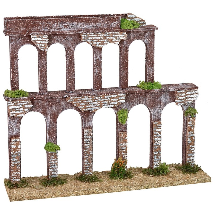 Acueducto Romano doble cm 39x10x32 h