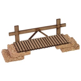 Puente de madera cm 17x4x6 h
