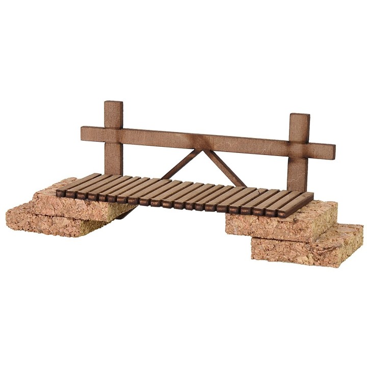 Wooden bridge cm 17x4x6 h