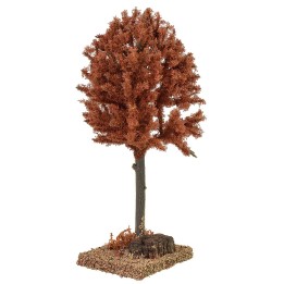 Albero autunnale rosso cm 6x6x16 h