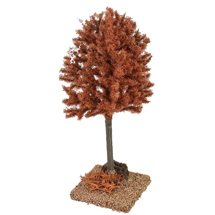 Albero autunnale rosso cm 6x6x16 h
