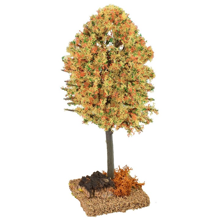Albero autunnale giallo cm 6x6x16 h