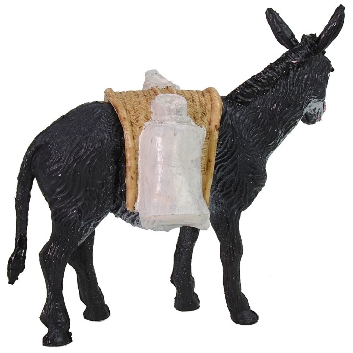 Donkey with a load of flour cm 10x3x8 h