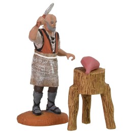 Butcher with block 10 cm Oliver