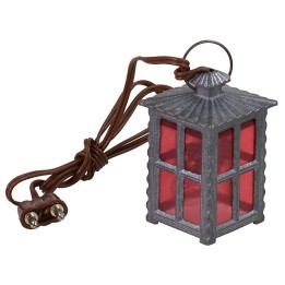 Red lantern 3.5 volts cm 2.4x2.4x4.4 h