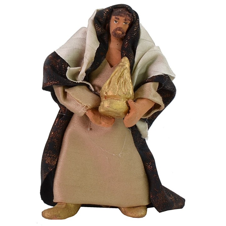 Set 3 Kings 9 cm fabric clothes