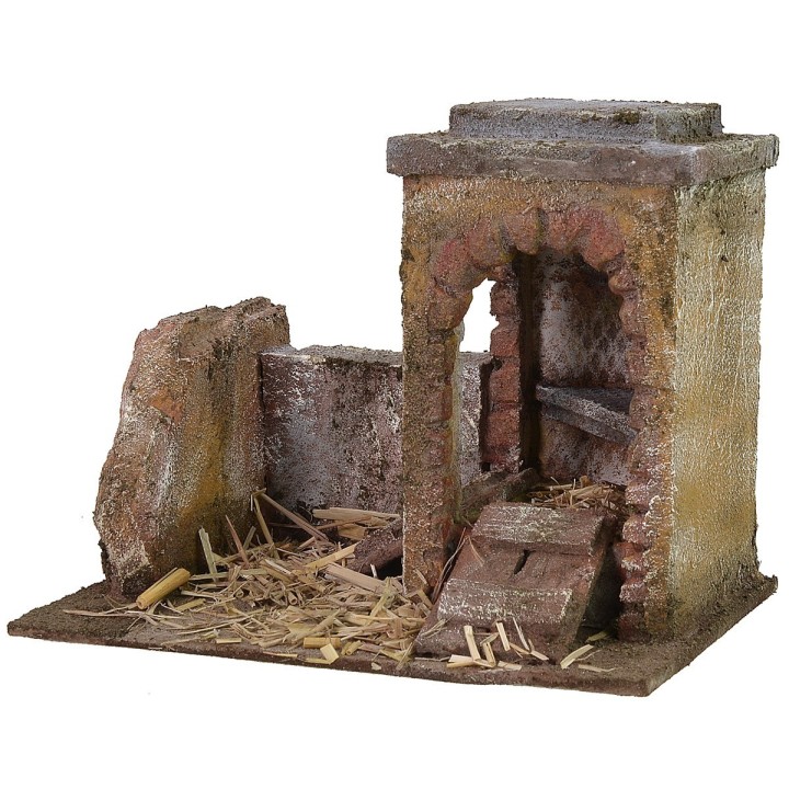 Pollaio for Presepe cm 19,5x14, 5x15 h