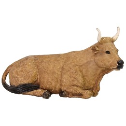 Bue sdraiato Landi Moranduzzo per statue 12 cm