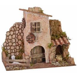 Casa de campo de 28x14x22 cm h