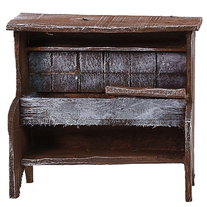 Antiqued wooden sink cm 10,5x5x10 h