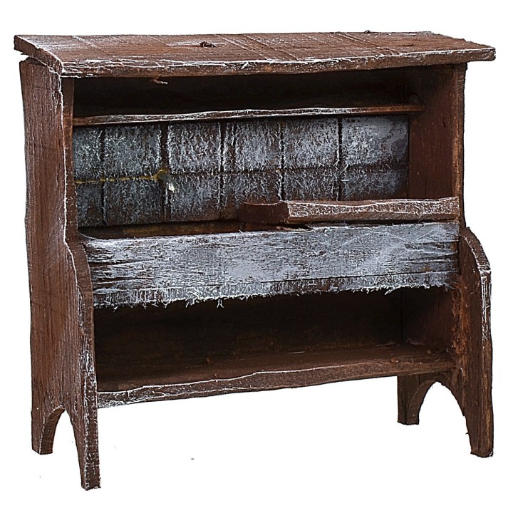 Antiqued wooden sink cm 10,5x5x10 h
