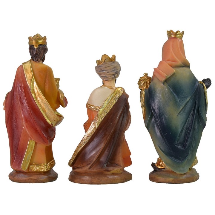 Set of 11 statues with Nativity 7 cm in resin