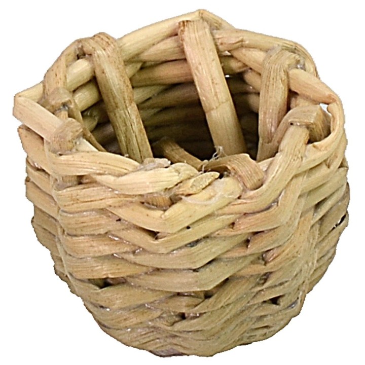 Cestino in vimini cm ø 2,3x2 h