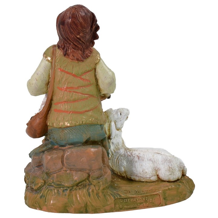 Pastorcilla sentada serie Fontanini 19 cm