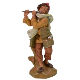 Suonatore di flauto traverso 19 cm Fontanini