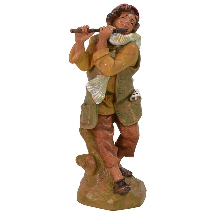 Suonatore di flauto traverso 19 cm Fontanini