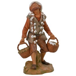 Vecchio con cesti 19 cm Fontanini