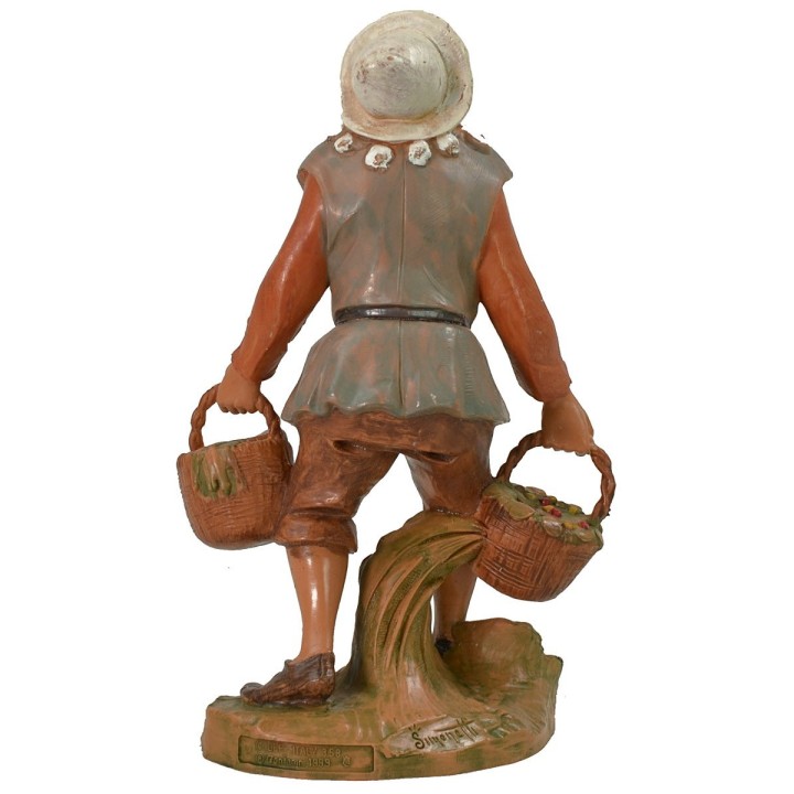 Vecchio con cesti 19 cm Fontanini