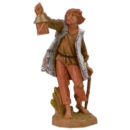 Viejo con linterna 19 cm Fontanini