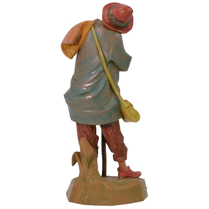 Viandante con bastone 19 cm Fontanini