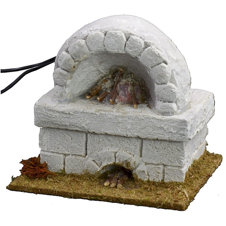 Oven with working fire cm 10,5x8x10 h