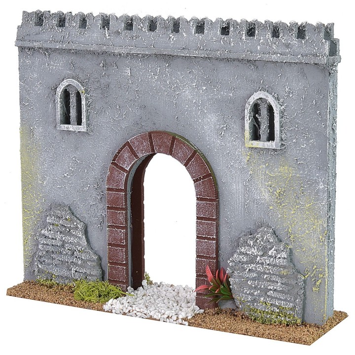 Cinta muraria con portale cm 22x6x19 h