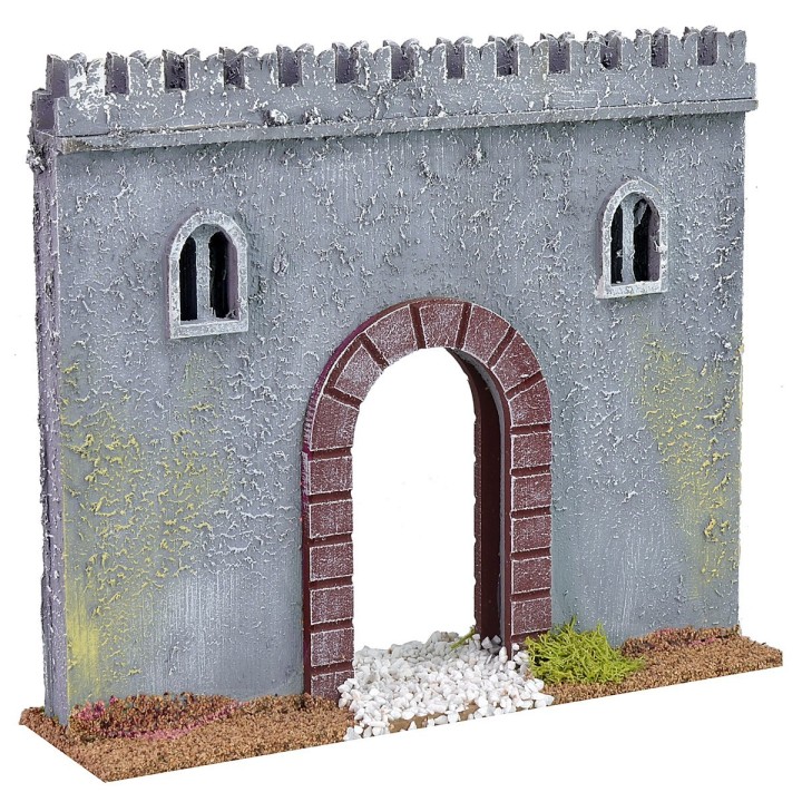 Muro con portal cm 22x6x19 h