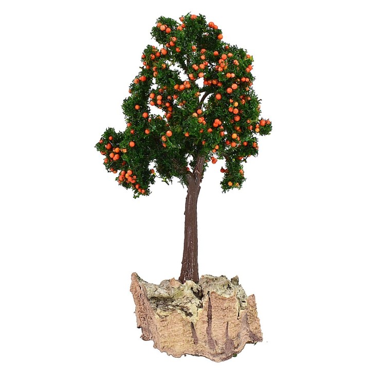Orange tree with base cm 4x4x13 h