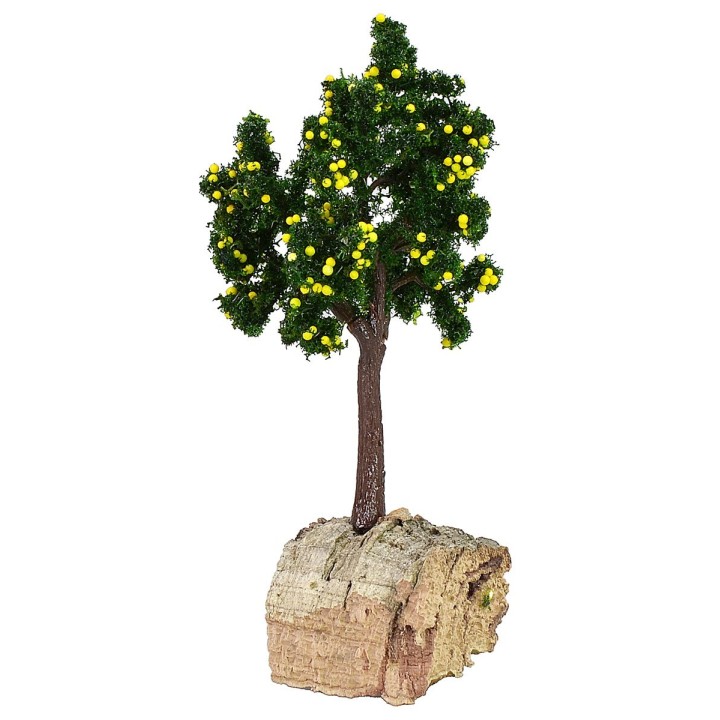 Albero di limoni con base cm 4x4x13 h