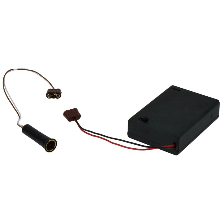 3-4 Volt chimney smoke generator with battery holder