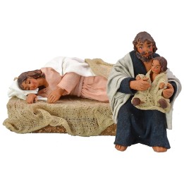 Natividad con María acostada serie 10 cm Lux