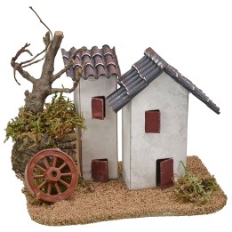 Rustic stuccoed house with tiles-411-A